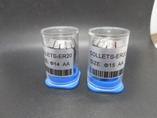 2 Stck Spannzange  COLLETTS-ER20 Ø14MM + 15mm in Folie eingeschweißt