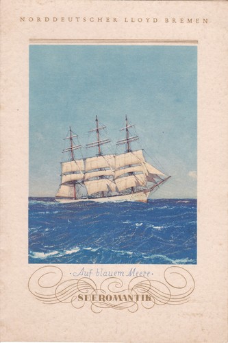 Alte speisekarte norddeutscher - speisekarte,