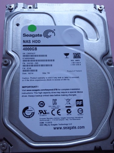 Seagate st4000vn000 z30 - st4000vn000, sn: