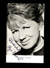 Anja Laval Autogrammkarte Original Signiert + F 5331