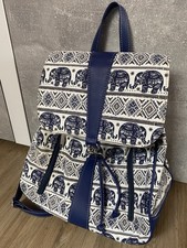 Schöner Rucksack aus Thailand mit Elefantenmuster – wie neu, nur 1x benutzt