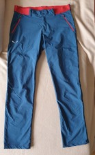 Salewa Hose / blau türkis / Herren / 50 / L / dura stretch / slim fit