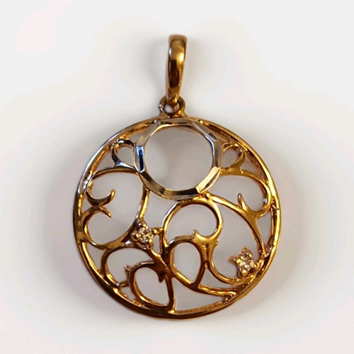 Gelbgold 585 golg - golg, runder