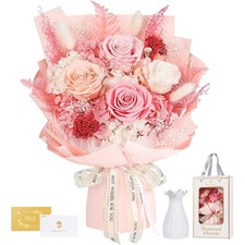 Ewige Rosen Strauß Vase