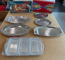 Chromargan-/silberfarbene