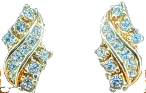 Dior vintage ohrclips kristall - dior,