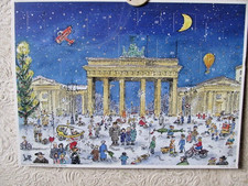 Alter Papier Advent Kalender