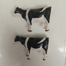 Siku, 1:32, Kühe, 2 x Schwarz Bunt, Bauernhoftiere, u.a. für Viehanhänger 2875