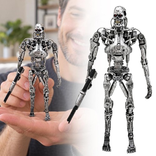 Pvc terminator t800 figur 18cm - terminator,