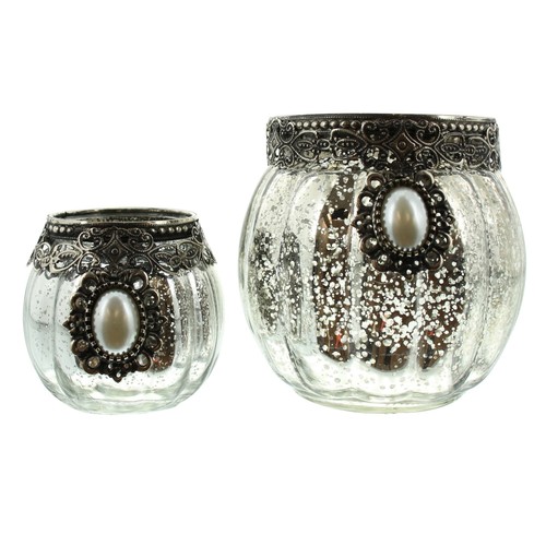Windlichter 2er set - set, glas