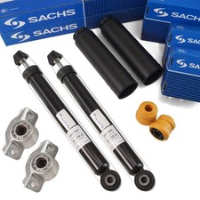 2x SACHS Stoßdämpfer + Domlager Protection Kit Hinten für OPEL Astra J P10