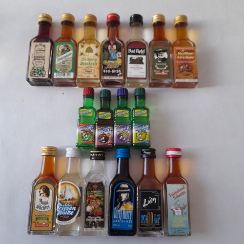 Miniatur schnapsflaschen - miniatur,