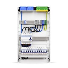 Sicherungskasten verdrahtet Unterverteilung 3 Reihig Aufputz Hager inkl. Tür