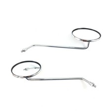 2x RÜCKSPIEGEL VERCHROMT ROLLER GEWINDE M8 MOTORROLLER RETRO ZNEN CASA NOVA BIKE