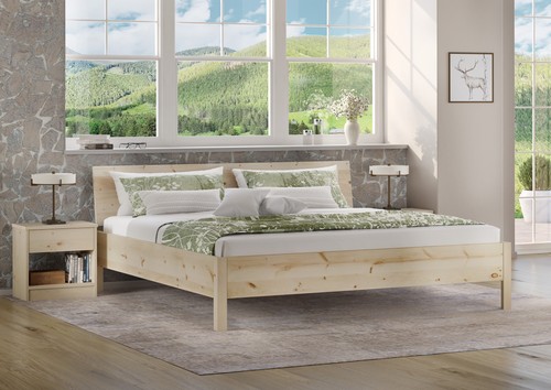 Ehebett massivholzbett - ehebett,