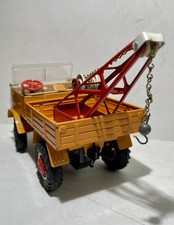 Seltener Tippco, TCO UNIMOG 411 Abschleppwagen Blech Uhrwerk funktioniert Top