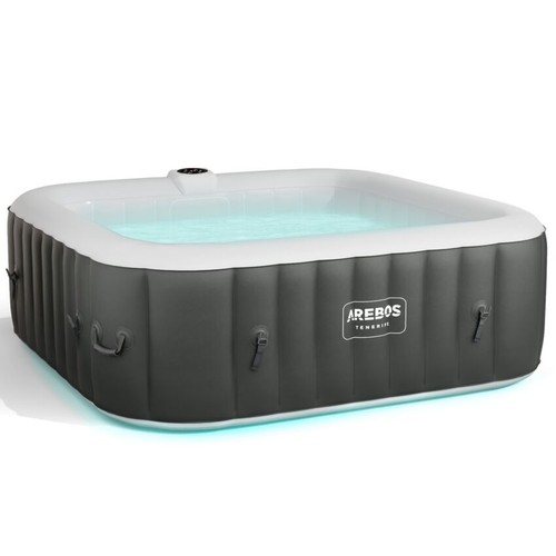 Arebos whirlpool 185x185 - arebos, cm
