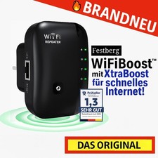 Festberg WifiBoost™ Wifi Extender Wlan Repeater Booster, XtraBoost für Internet!