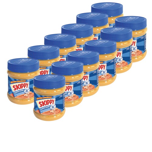 Skippy 12x 340g erdnussbutter - 12x,