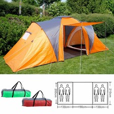 Campingzelt Loksa, 4-Mann Zelt Kuppelzelt Igluzelt Festival-Zelt, 4 Personen