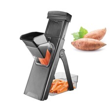 Gefu Gemüsehobel verstellbar all in one Küchenreibe Obst Süsskartoffel Pommes