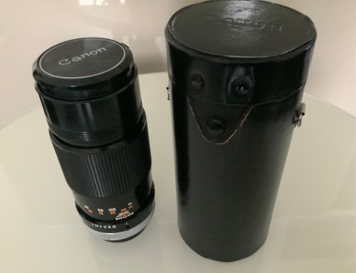 Canon lens 200 1 - lens, 1:4