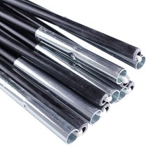 1 Paar Fiberglas-Zeltstangen