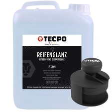 REIFENGLANZ GUMMIPFLEGE 5L TIEFENGLANZ REIFEN PFLEGE GLANZ + APPLIKATOR BÜRSTE