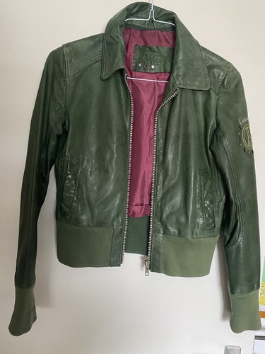 Freaky nation lederjacke grün - freaky,