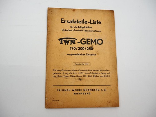 Original triumph twn gemo 170 - gemo,