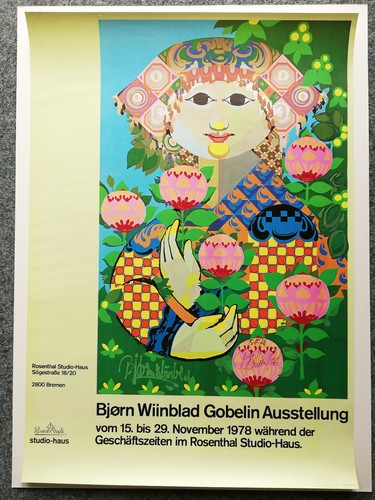 Björn wiinblad plakat - björn,