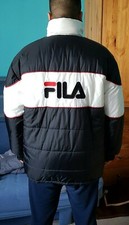 Vintage Puffer Jacke Fila wendbar sehr seltenes Exemplar classic 90'er 