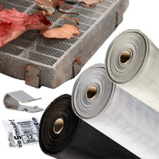 Lichtschachtabdeckung Edelstahlgewebe Aluminium Draht Fliegengitter mit Klammern