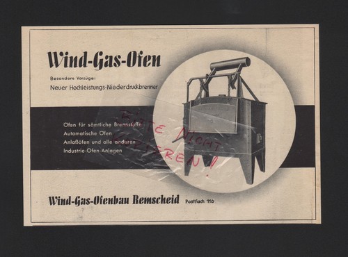 Remscheid werbung 1938 - remscheid,,