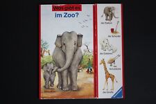 RAVENSBURGER "WAS GIBT ES IM ZOO" Klipp Klapp Buch Kleinkind Kinder Bilderbuch 