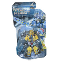 Racing Robot Auto Gelb