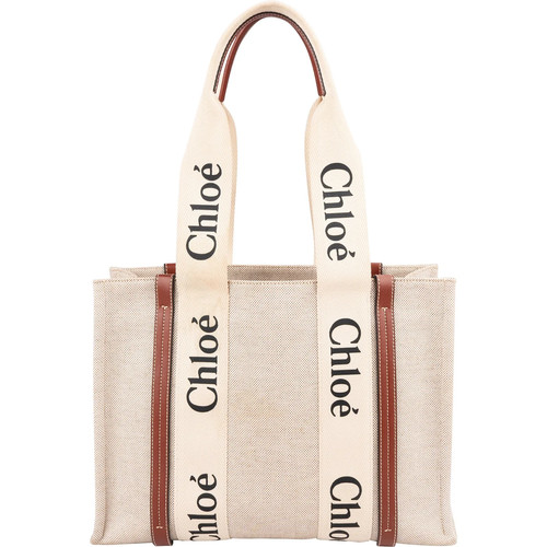 Chloé canvas woody - chloé, tote
