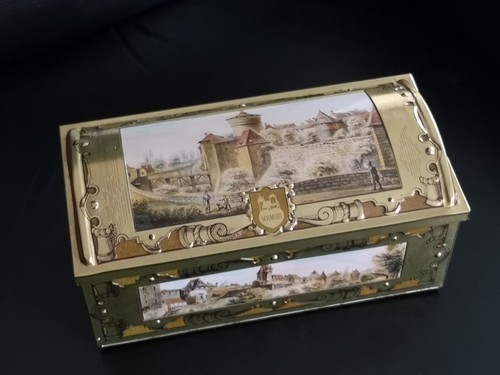Vintage blechdose otto - vintage, e.otto