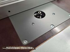 Frästischplatte Einlegeplatte kpl. für Bosch GTS 635-216 / Bosch POF 1200 / 1400