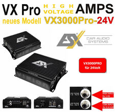 ESX VX3000PRO-24V Verstärker Mono 1-Kanal Block 24V für LKW, Truck 3000 Watt RMS