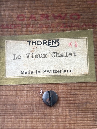 Alte thorens spieluhr - alte,