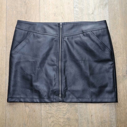 Mini minirock lederrock vegan - minirock,