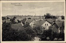 Ak Arnsdorf in Sachsen, Gesamtansicht, Blick über die Dächer der Stadt - 3606677