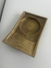 Teelichthalter Messing massiv schwere Ausführung Weihnachten Advent Deko