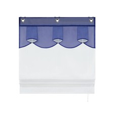 Voile Raffrollo ohne Bohren Raffgardinen Ösenrollo Küche Gardinen Modern Vorhang