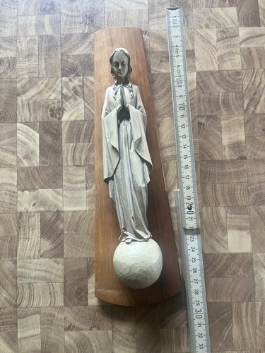 Holzfigur figur madonna - holzfigur,