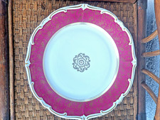 Alte purpur Porzellan Servier