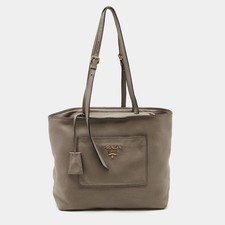 Prada Tasche grau Vitello