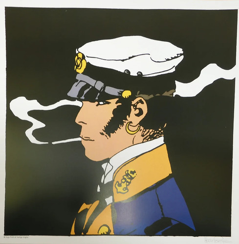 Corto maltese druck signiert - maltese,