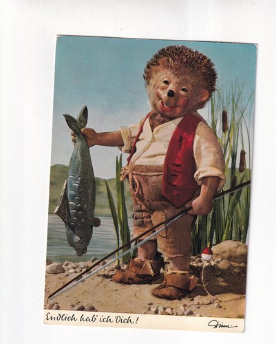 7161 postcard mecki von diehl - mecki,
